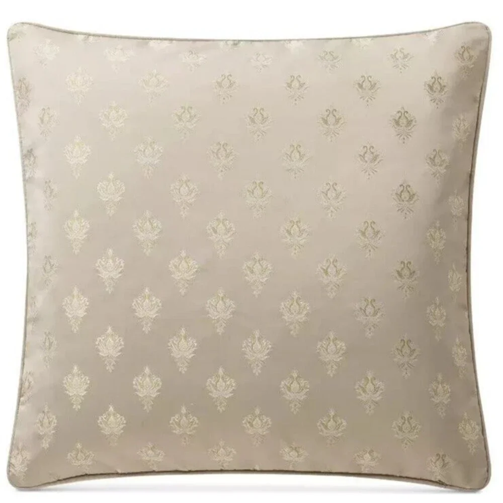Waterford Luxury Annalise Pillow Euro Sham Gold Shams 26x26